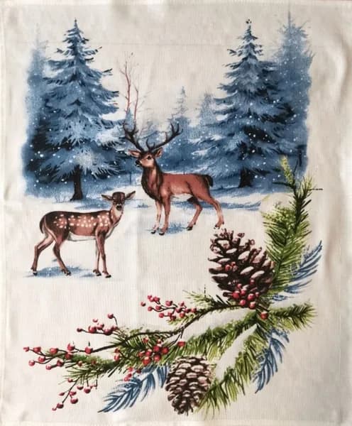 Полотенце кухонное ПР, Рогожка фактура, 47x57, 1шт