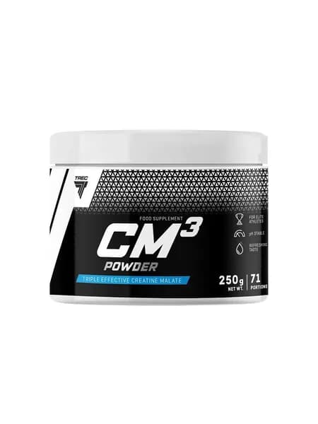 Три креатин малат CM3 POWDER Tricreatine malate 250g Розовый Грейпфрут