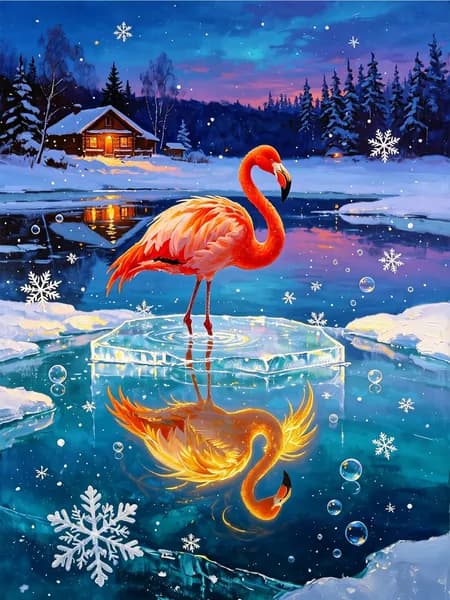 1 комплект DIY 5D-рисунок из алмазов без рамки