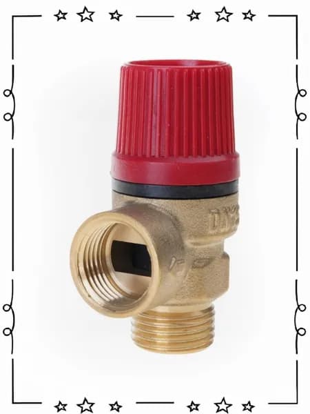 Латунный предохранительный клапан 1/2" DN15