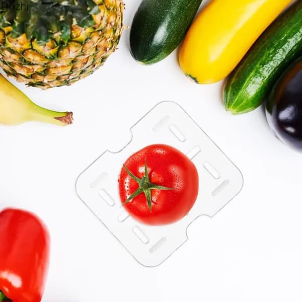 Прозрачная пластиковая решетка для сушки овощей и фруктов для кухни в наборе 2 шт