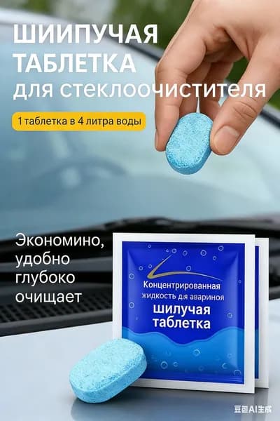 Жидкость стеклоомывателя Глина до -30°C, 10 шт.