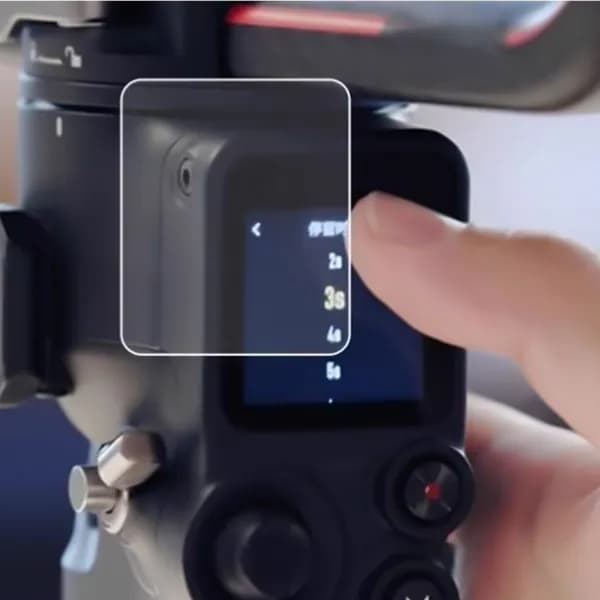 1 комплект подходящей для DJI RS4 закаленной пленки-закаленной пленки с изогнутыми краями высокой четкости упаковкой в крафт-бумажный пакет