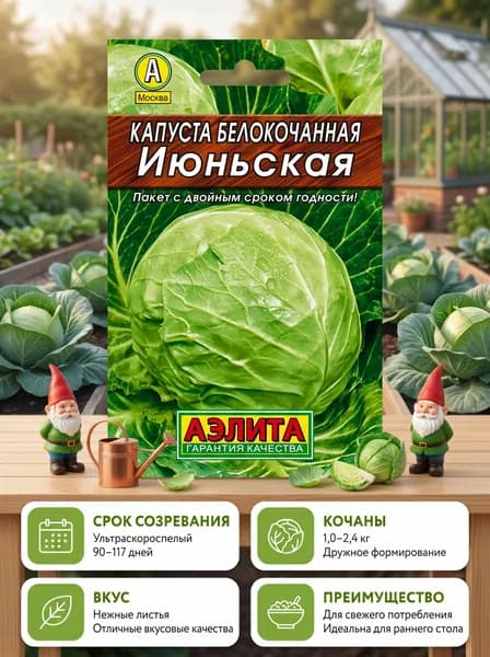 Семена Капуста б/к Июньская