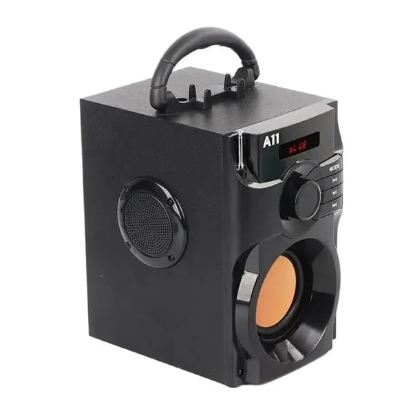 Портативная Bluetooth-колонка с 360 -звуком, подсветкой LED и FM-радио