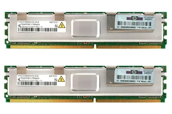 HP Оперативная память DDR2, 667 МГц, 1 x (397413-B21)