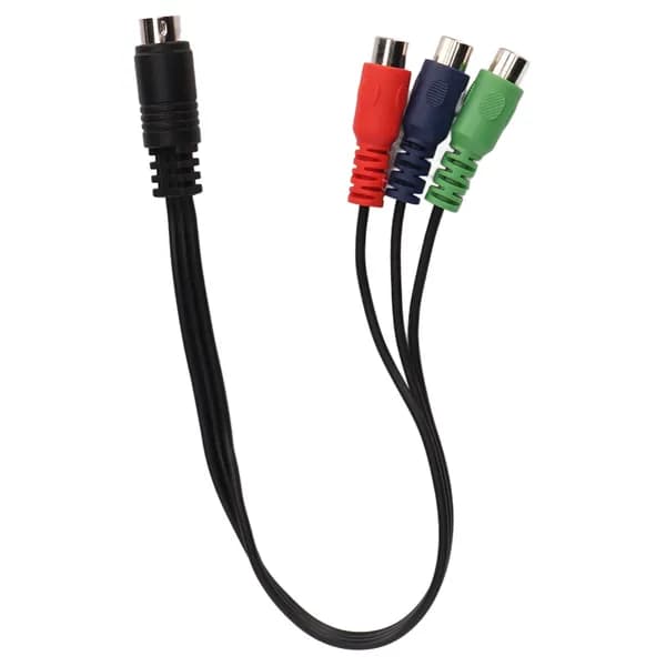 Кабель MINI DIN 9pin-3RCA, 0.3м