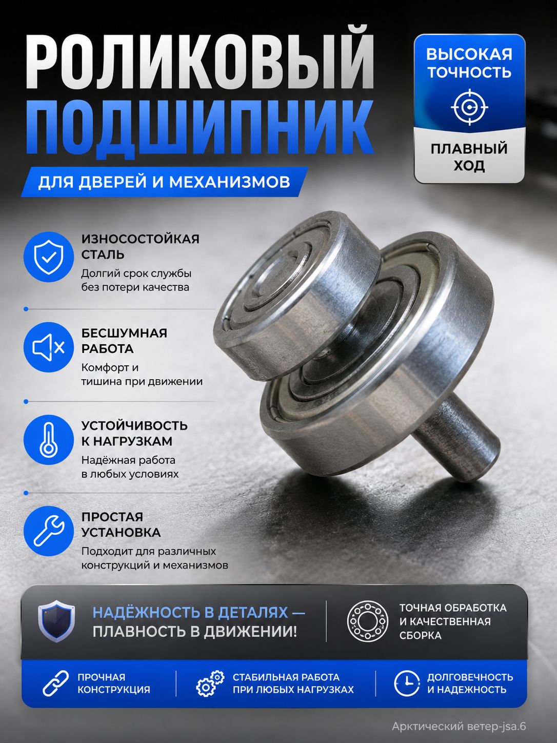 Литиевая батарея беспроводной пистолет для мойки автомобилей аксессуары для эксцентрикового вала Детали подшипника наружного диаметра D-axis 16/24