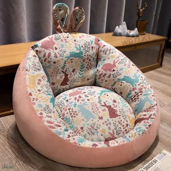 Прямой диван 55х50х50 см,розовый