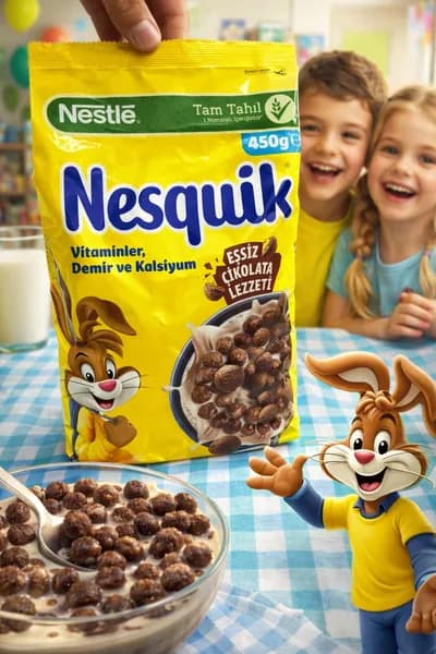 Готовый завтрак шоколадные шарики Nesquik 450 гр