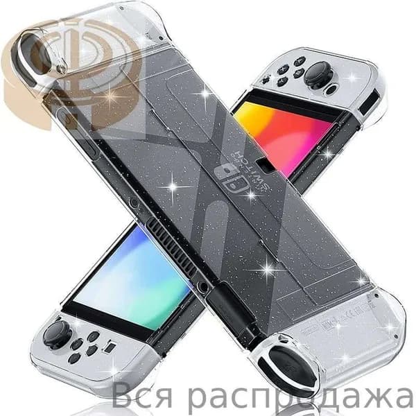 Блестящий чехол, совместимый с Nintendo Switch OLED Model 2021