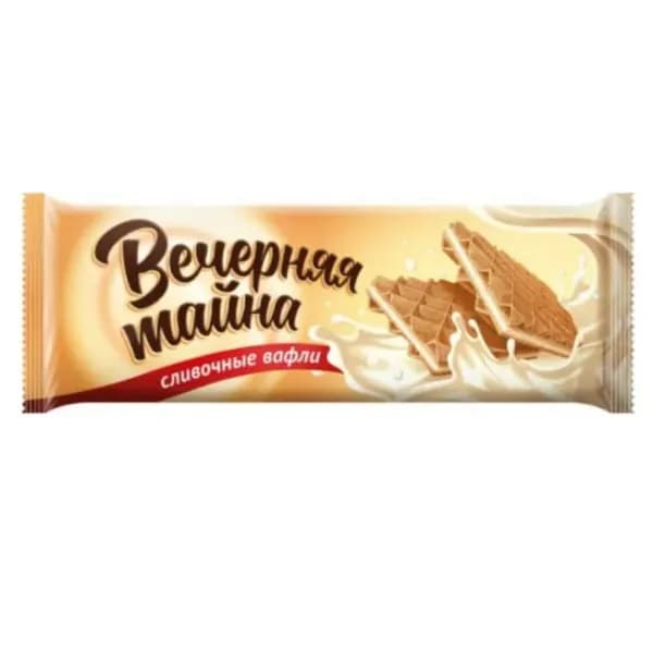 Коломенское Вафли Вечерняя Тайна, сливочные, 120 г