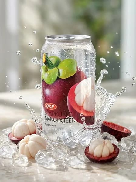 Газированный напиток OKF Sparkling Magosteen (ОКФ Спарклинг - Мангостин), 1 шт х 350 мл.