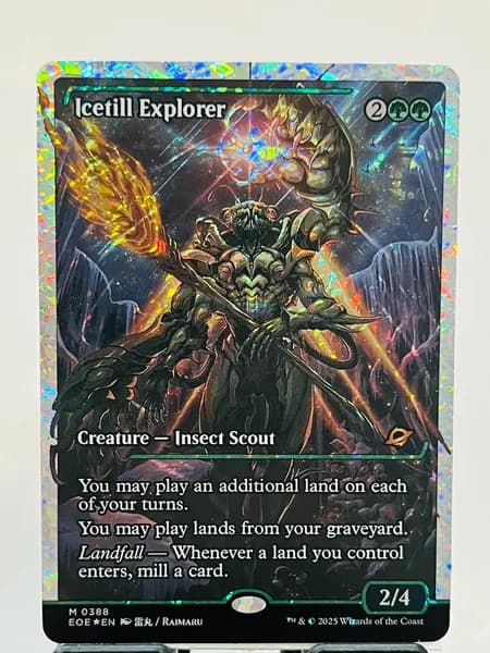 Магия сбора прокси-карт Высококачественные нефольговые Icetill Explorer EOE #388 foil