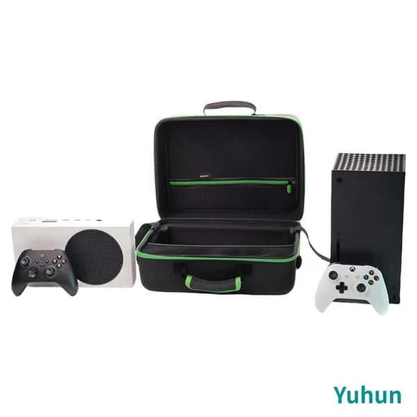 Чехол-сумка для Xbox Series X/S из ЭВА с ремнём и молнией