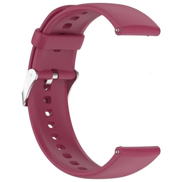 Силиконовый ремешок для смарт-часов CMF Watch 1/2, 22 мм, Кларет
