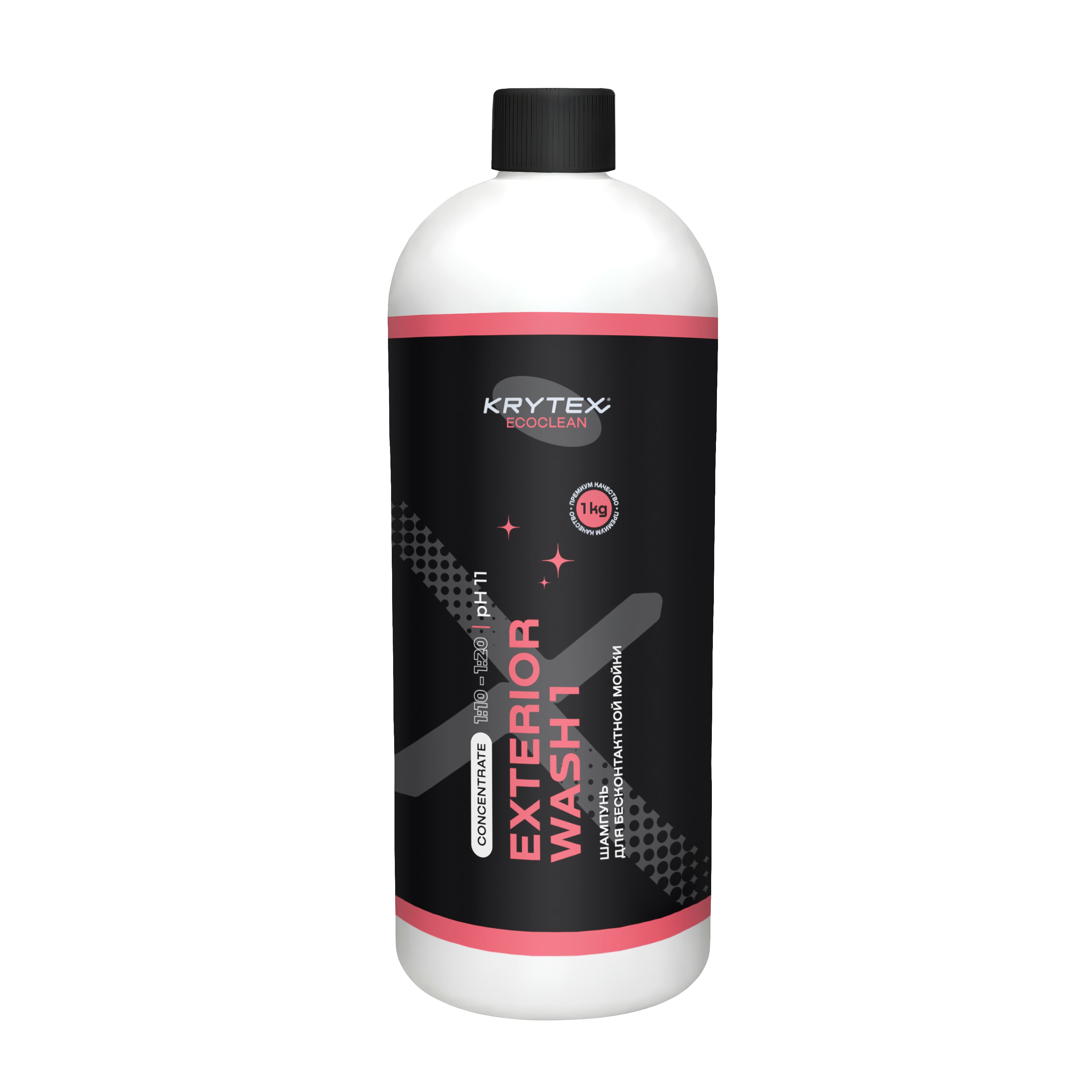Автошампунь KRYTEX EXTERIOR WASH для бесконтактной мойки концентрат 1 л.