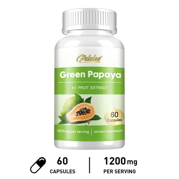 Биологически активная добавка Pslalae Green Papaya способствует пищеварению, улучшает здоровье кишечника и помогает контролировать вес.