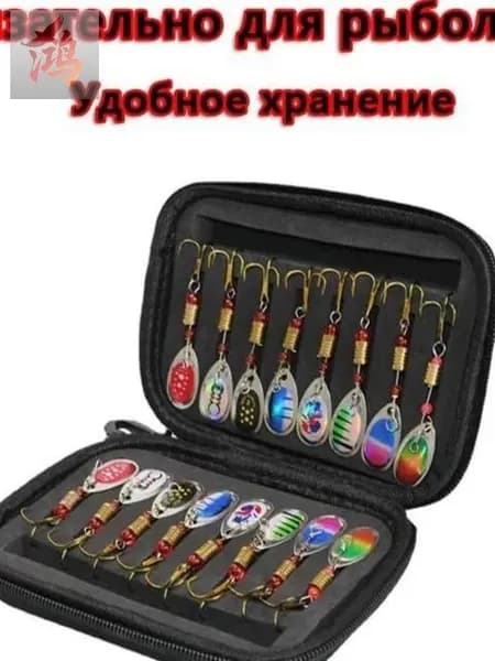 Коробка для блесен и приманок. Мягкий кейс органайзер рыболовный