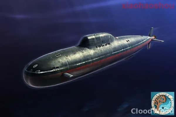 Hobbyboss 83528 1:350 Атомная подводная лодка ВМФ России класса "Альфа" Сборная модель судна
