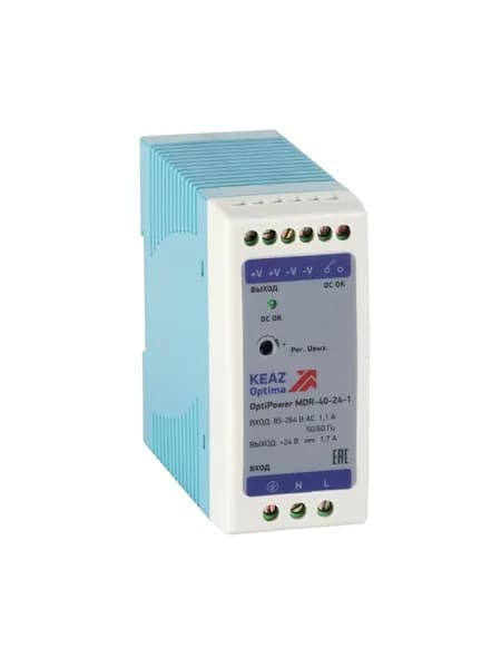 Блок питания OptiPower MDR-40-24-1 КЭАЗ 284540