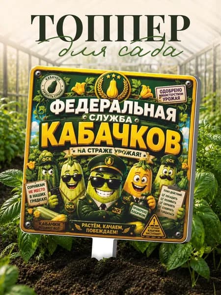 Фигурки для сада Кабачки - Овощи