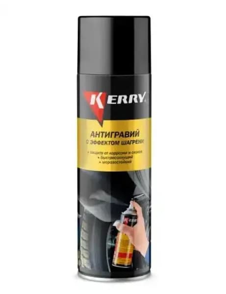 Антигравий черный с эффектом шагрени 650мл KERRY / KR9712