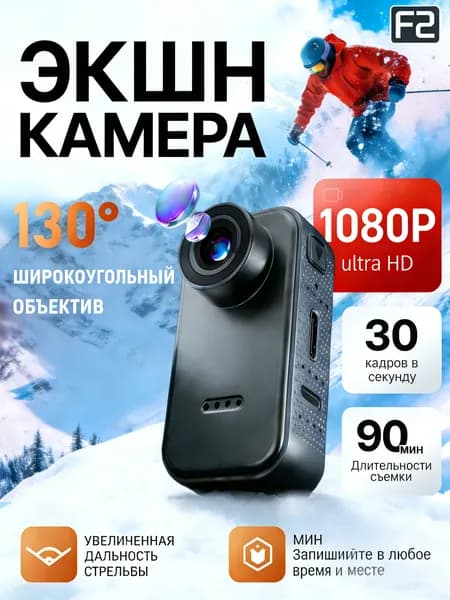 LREDVNI Экшн камера, Спортивная мини-видеокамера Full HD 1080P,Портативная видеокамера для езды на велосипеде, домашних животных, путешествий, работы