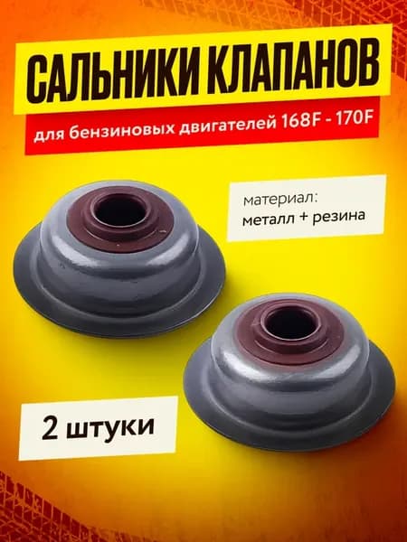 Сальники клапанов 168F - 170F (2 шт.)