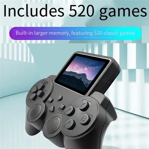 Портативная Игровая Консоль S10 2,4 ГГц, Геймпад, Контроллер Для 520 Игр, Ретро-Портативный Игровой Плеер С AV-Выходом