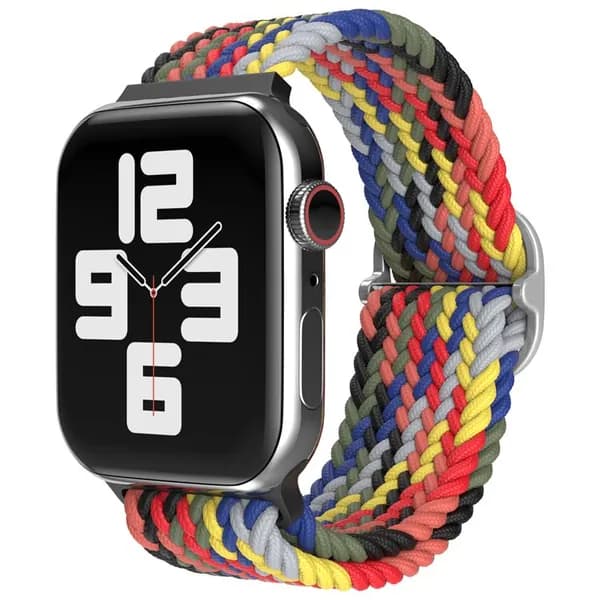 Плетеные нейлоновые ремешки для Apple Watch 1-9 SE 38-40-41 mm