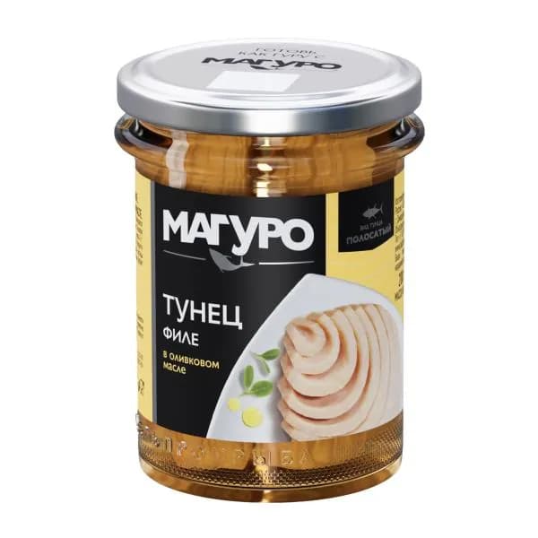 Тунец Магуро в оливковом масле 200г