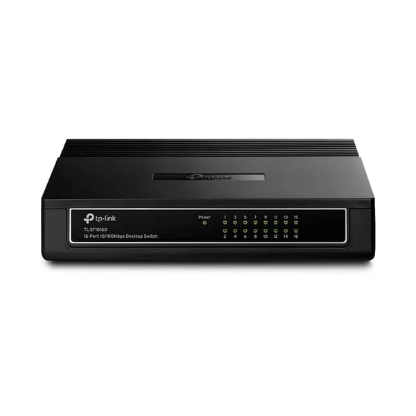 TP-Link TL-SF1016D 16 портов 10/100 70% энергосбережения. Коммутатор