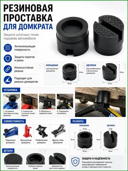 Аксессуары для домкрата - Чехол, нагрузка до 1.4 т