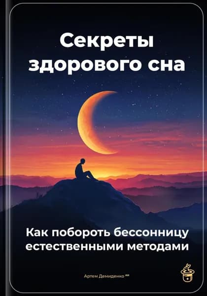 Секреты здорового сна: Как побороть бессонницу естественными методами | Демиденко Артем | Электронная книга