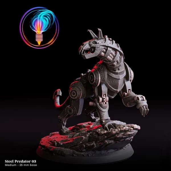 Фигурки для настольных игр, Стальной хищник 3, ДнД, Dangeon and Dragons, sci-fi, pathfinder. база 25mm
