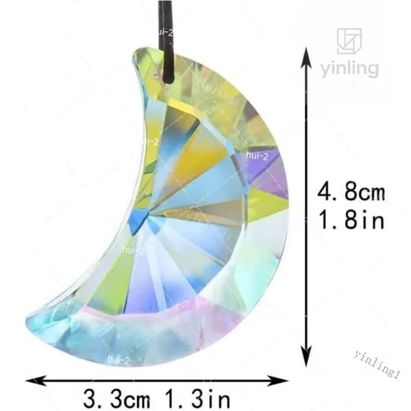 Кристалл Light Catcher, создатель радуги, луны, цветка, призмы, любви в четырех стилях для украшения окон, автомобилей