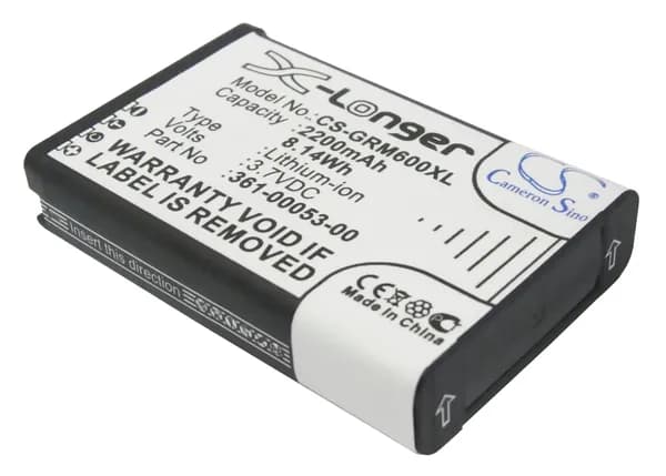 Аккумуляторная батарея CameronSino CS-GRM600XL CS-GML100MX для навигатора Garmin Virb (010-11654-03, 361-00053-00)