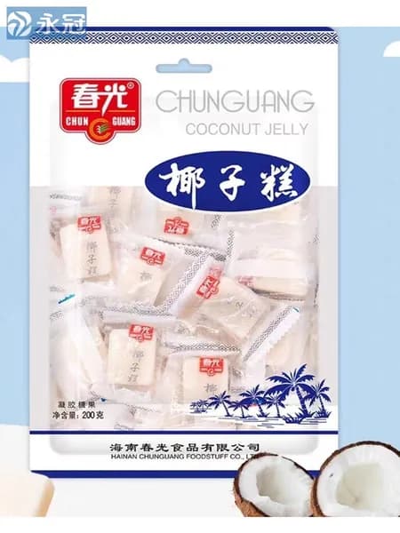 Хайнань специальности Chunguang кокосового пирога конфеты 200г