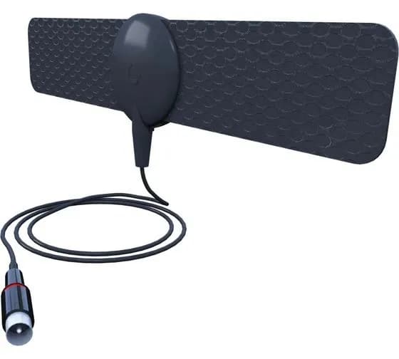 Антенна комнатная BAS-5110-P BLACK пассивная, 2db, керпеж на стекло РЭМО