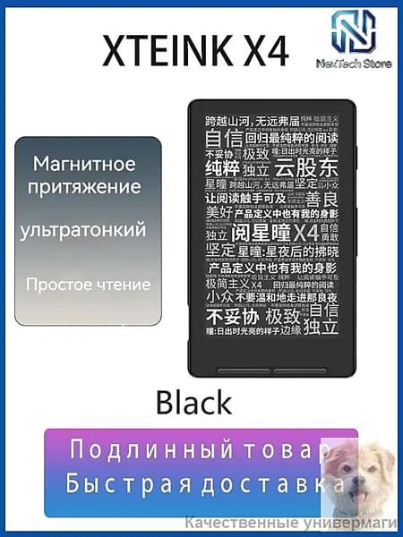 4.3" Электронная книга XTEINK X4, черный