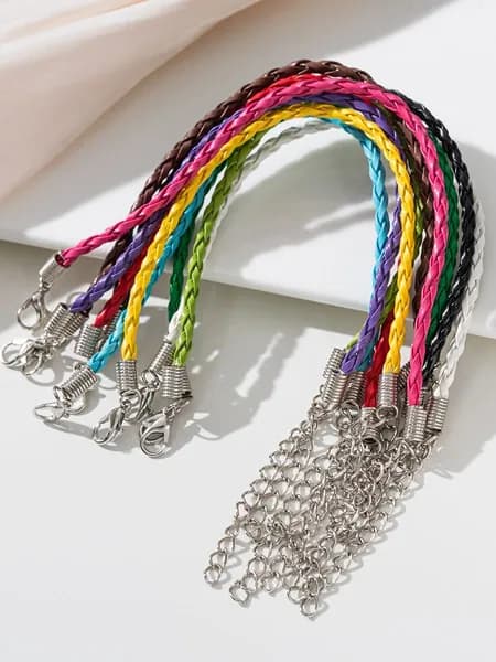 Нитки для плетения браслетов DIY, упаковка из 10 штук