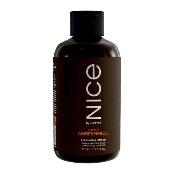 Парфюмированный шампунь для волос Amber Neroli Septivit Nice 300мл