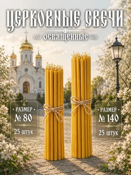 Свеча "Мёд", 51 шт