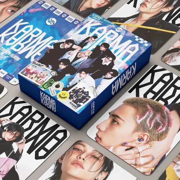 ЛОМО-карточки STRAY KIDS KARMA 4TH Studio Album, 55 шт., K-POP HOP, мини-фотокарточки STRAYKIDS 2025, коллекционные SKZOO, SKZPoster