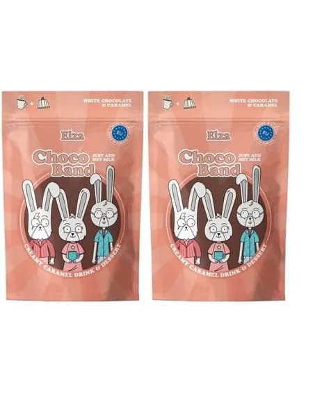 Растворимый напиток- десерт ELZA Choco Band Creamy Caramel (Венгрия) 200 гр. х 2 шт.