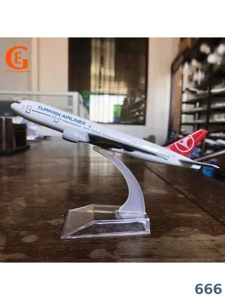 Турецкие Авиалинии Боинг 777, Металлическая Модель Самолета, Turkish Airlines B777