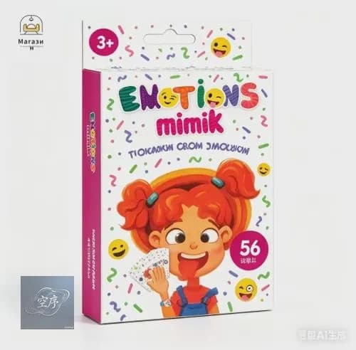 Развивающая игра Emotions Mimik для детей, настольная игра на развитие эмоционального интеллекта, угадай эмоцию п --