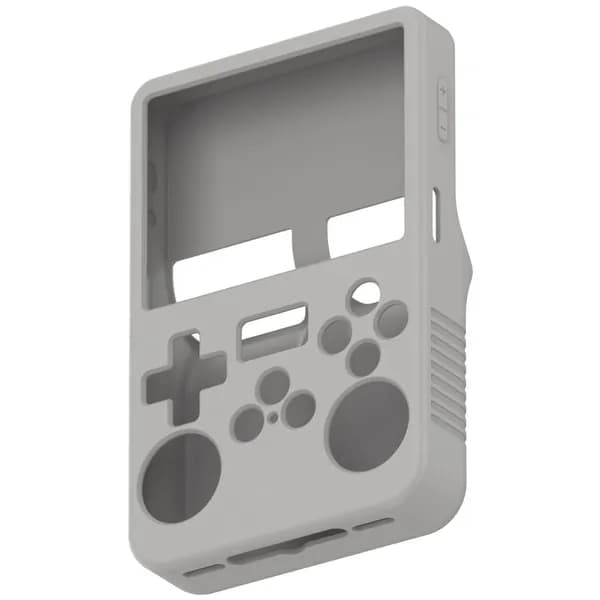 Силиконовый защитный чехол для портативной игровой консоли R36S arcade с открытым исходным кодом -серый
