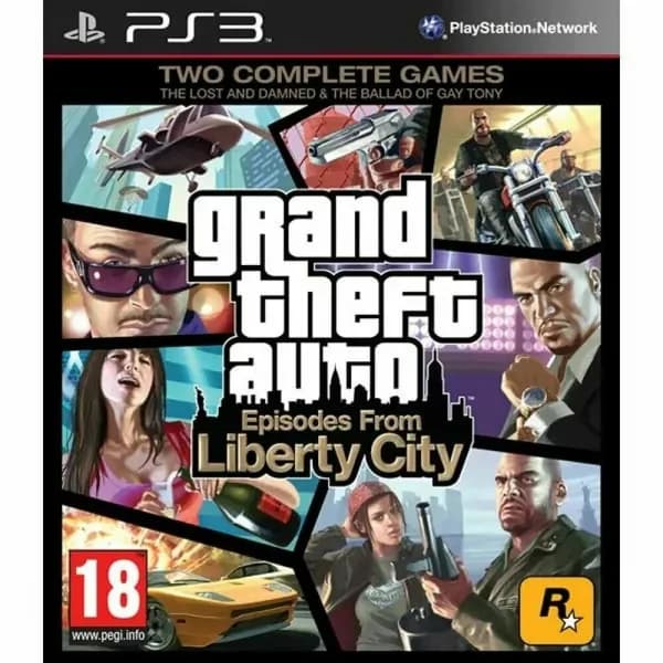 Игра GTA Liberty city (PlayStation 3, Английская версия)